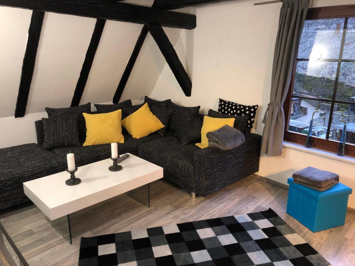 Schoene Ferienwohnung Altes Gebaelk Fachwerkhaus Bacharach Luaran gambar