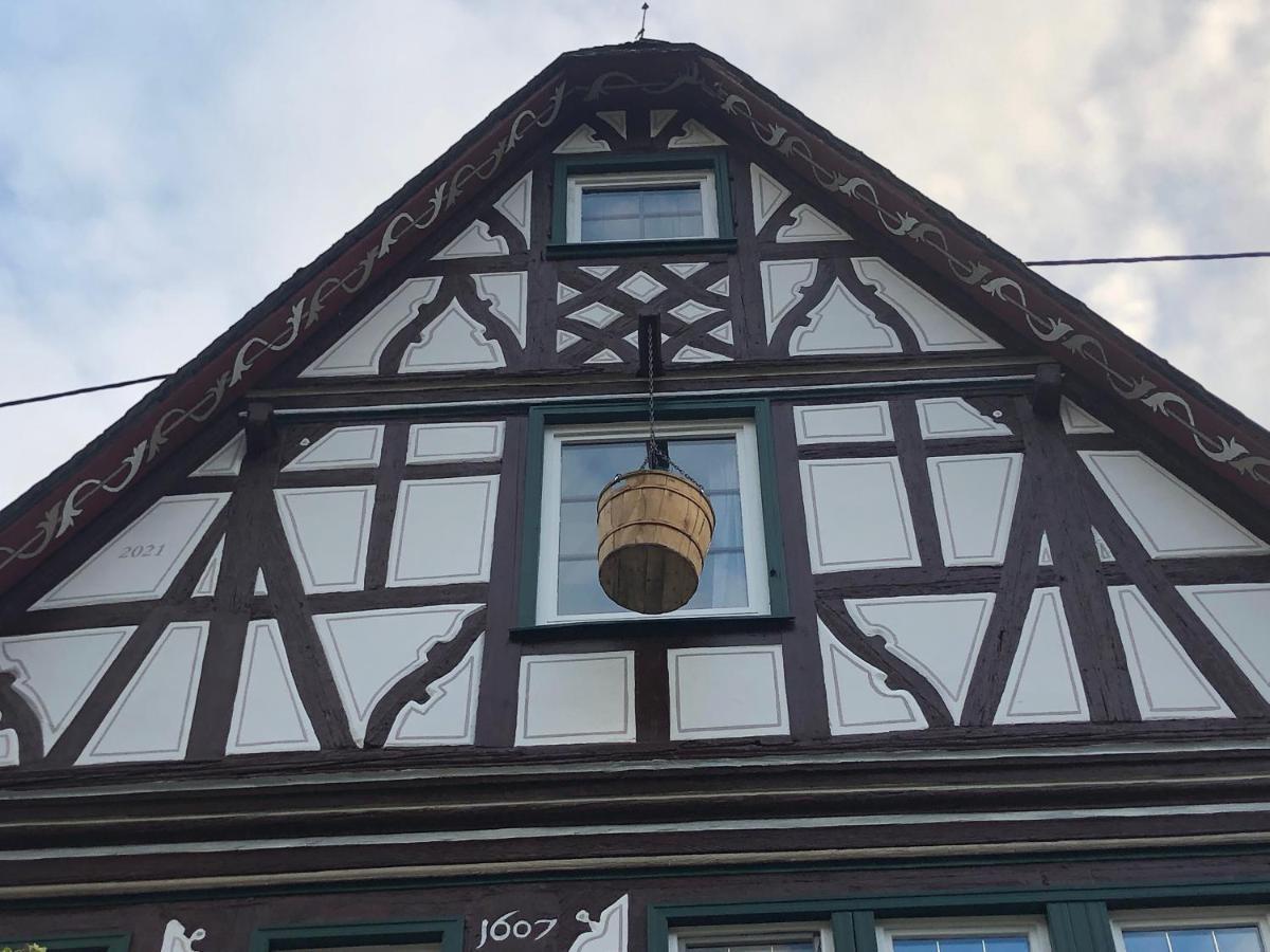 Schoene Ferienwohnung Altes Gebaelk Fachwerkhaus Bacharach Luaran gambar