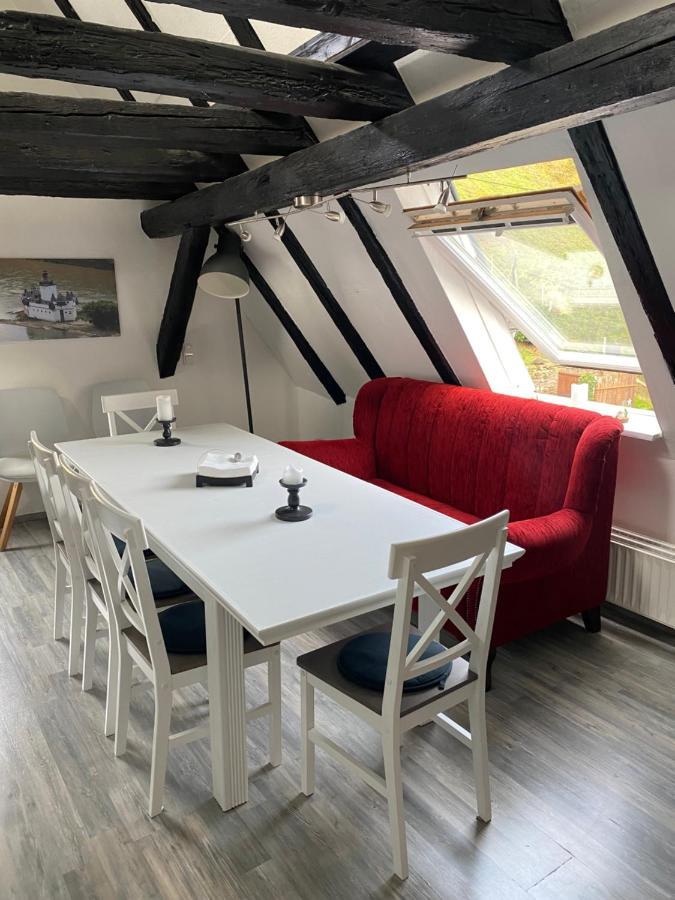 Schoene Ferienwohnung Altes Gebaelk Fachwerkhaus Bacharach Luaran gambar